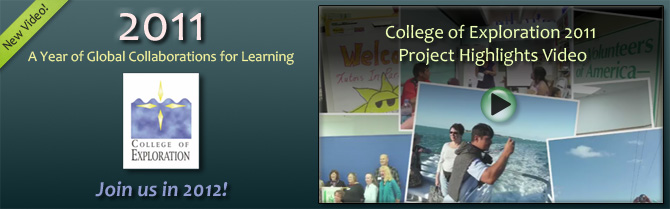 The College of Exploration (TCOE) 2011 Video