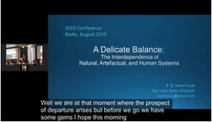 A Delicate Balance: The Interdependence of Natural, Artefactual and Human Systems - Prof. Noam Cook